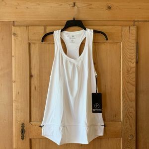 90 Degree by Reflex ~ White Striped Tank Top~ NWT